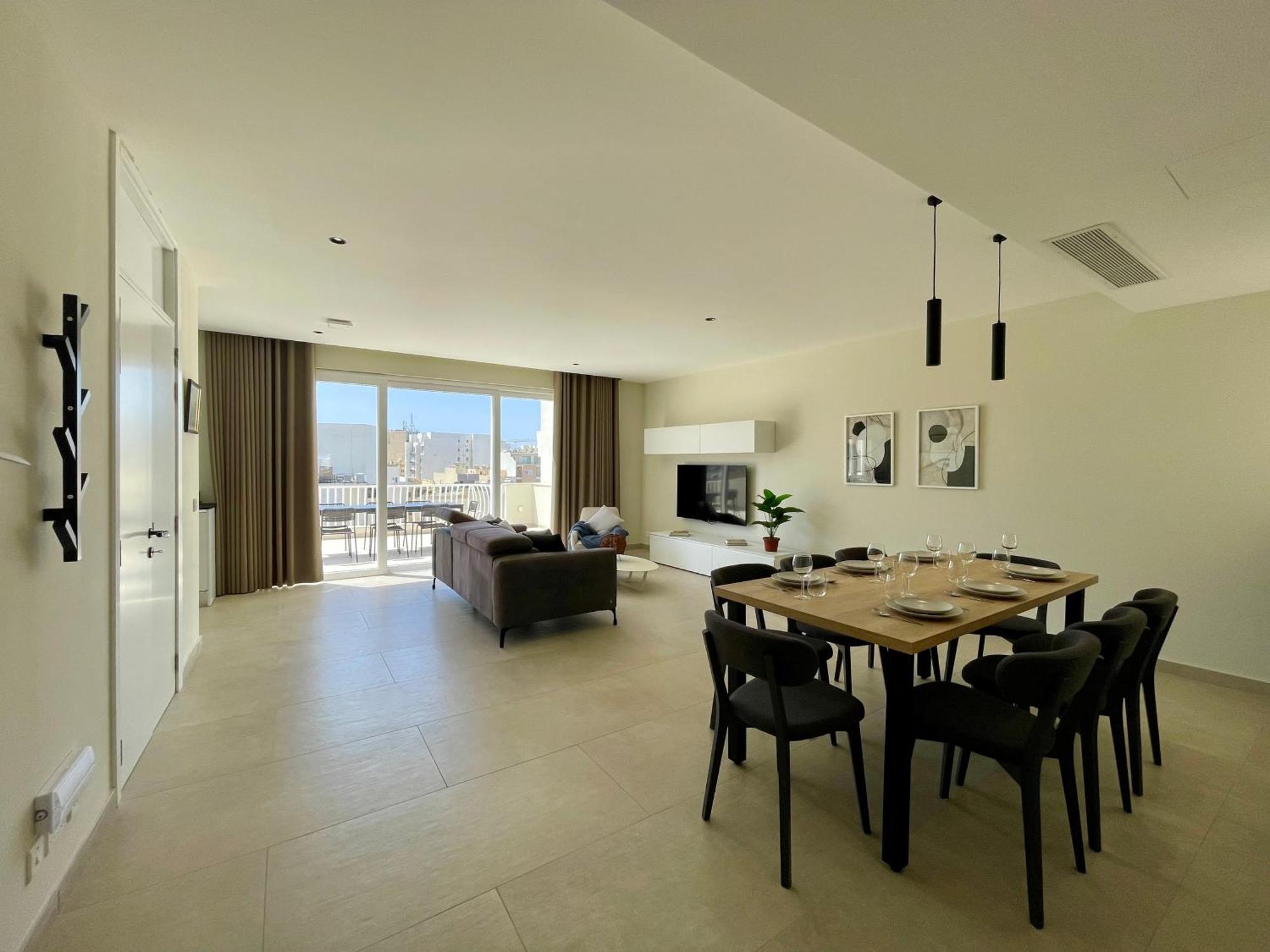 Bugibba Square Seafront Lux Apartments By Holi Bahía de San Pablo Exterior foto